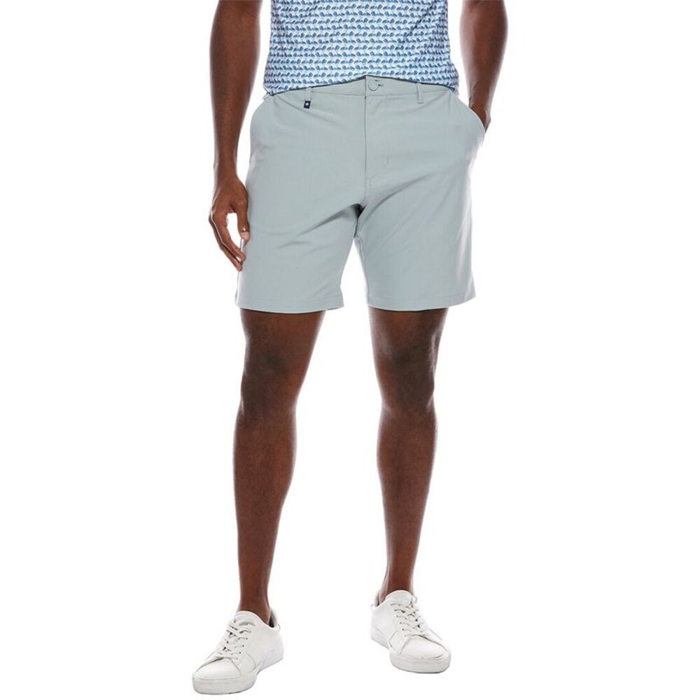 Ben Sherman Mens 4-Way Stretch Tech Short, Gray - Picture 3 of 4